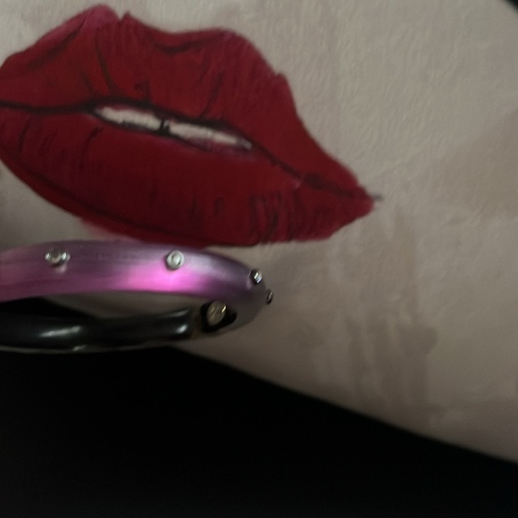 ALEXIS BITTAR PURPLE BRACELET W/RHINESTONES - Picture 10 of 15